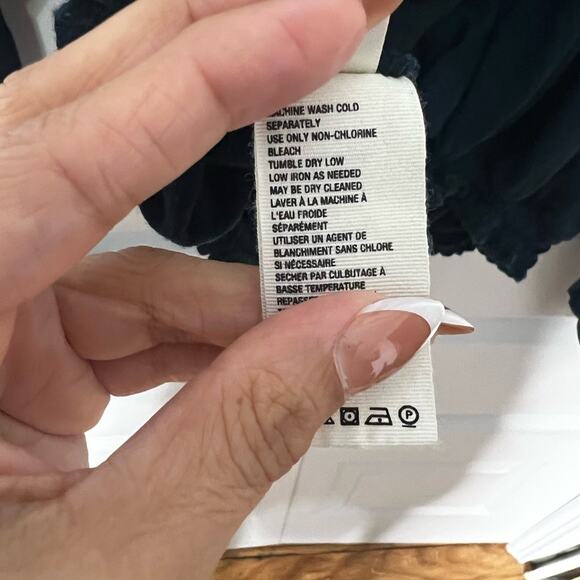 Free People Emerald Button Down Shirt Large - Picture 5 of 5